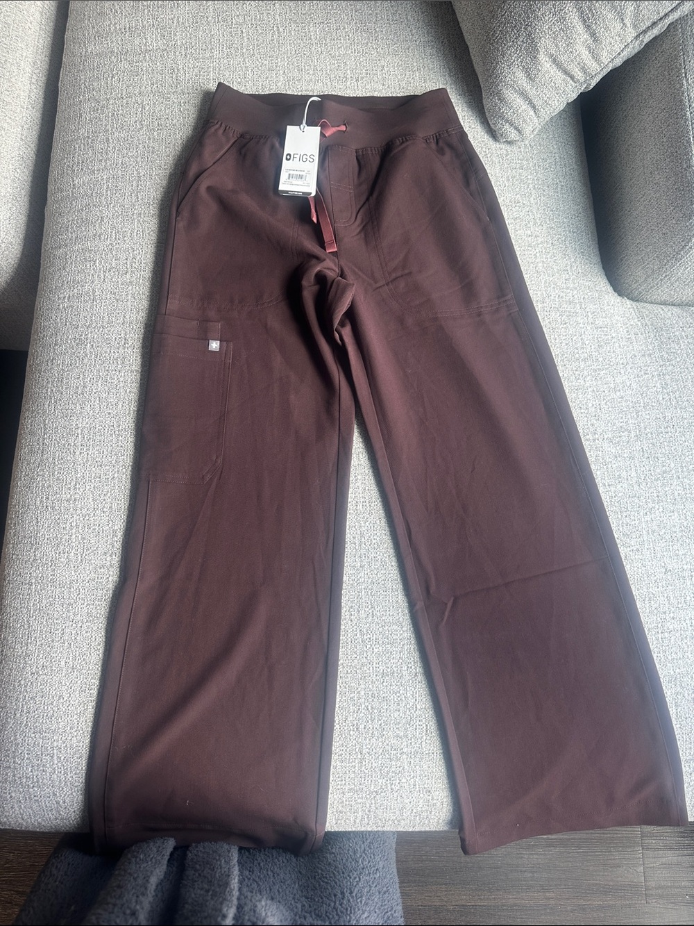 Espresso Isabel Wide Leg Scrubs